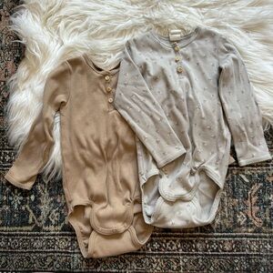 H&M Henley Long Sleeve Onesies